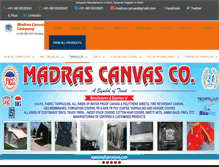 Tablet Screenshot of madrascanvas.com